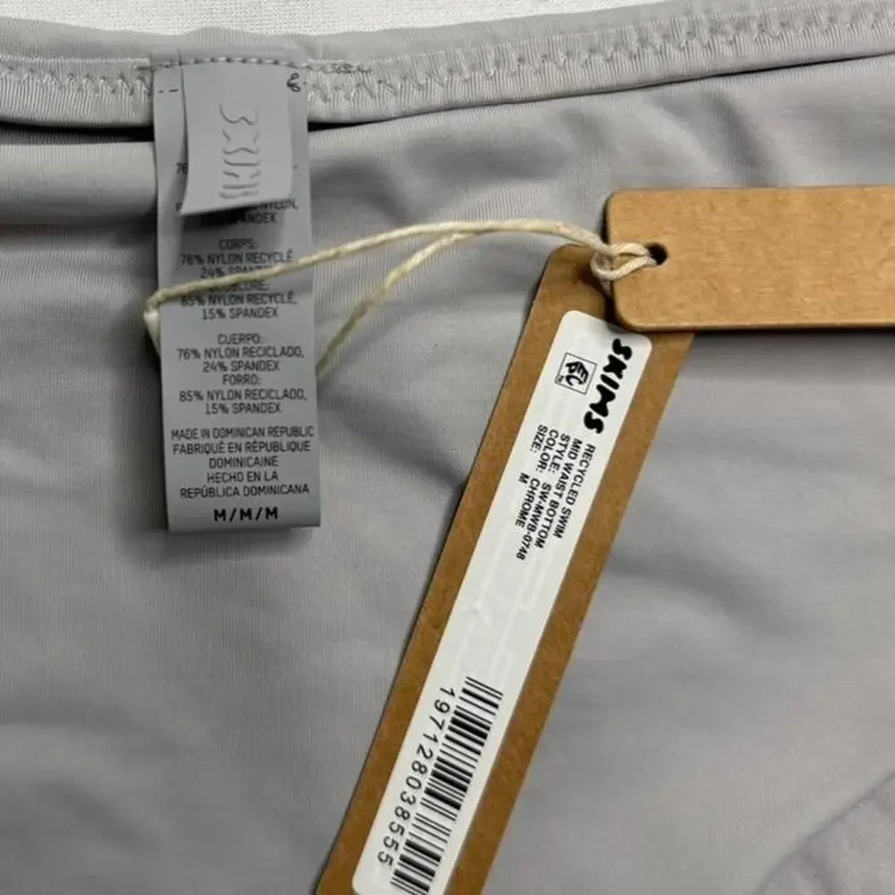 Skims grey bikini bottoms Size M New With Tag